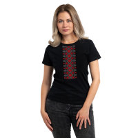 Футболка Sol's Regent Women Вишиванка вертикально чорний M (01825309/313M)