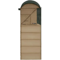 Спальний мішок Naturehike з капюшоном Sunny Day PL02 U450 CNK2550WS028, (3,9°C), правий, коричнево-зелений (6977465868435)