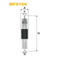 Фільтр паливний Wixfiltron WF8168