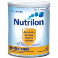 Дитяча суміш Nutrilon Безлактозний 400 г (8712400745291)
