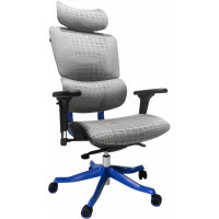Офісне крісло GT Racer X-626 Gray/Blue