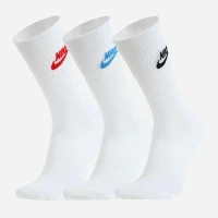 Шкарпетки Nike U NK NSW EVERYDAY ESSENTIAL CR DX5025-911 46-50 3 пари Білі (196148785753)
