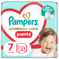 Підгузки Pampers Premium Care Pants Трусики Розмір 7 (15+ кг) 27 шт. (8006540807026)
