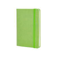 Книга записна Optima А5 VIVELLA, м’яка обкладинка, гумка, білий блок лінія, фісташковий (O27104-67)