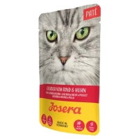 Вологий корм для кішок Josera Pate Gulasch vom Rind & Huhn паштет гуляш з яловичини (4032254750079)