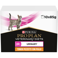 Вологий корм для кішок Purina Pro Plan Veterinary Diets UR ST/OX Urinary З куркою 10 x 85 г (8445290093592)