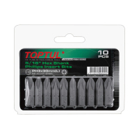 Набір біт Toptul 5/16" L30мм PH3 10шт. (FSBA1003G)