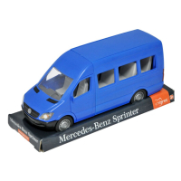 Масштабна модель автомобіля Tigres Mercedes-Benz Sprinter пасажирський (синій) на планшетці (39706)
