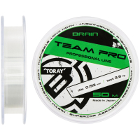 Волосінь Brain Team Pro 50m (clear) 0.193mm 3.6kg (1858.26.87)