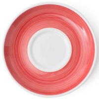 Блюдце Ancap серія Verona Millecolori 14,5 см Red для серій "Verona/Torino/Bari/Palermo Millecolori Hand Pain (34411)