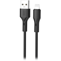 Дата кабель USB 2.0 AM to Lightning 1.0m black XO (NB230-AI.black)