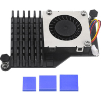 Радіатор охолодження для Мікро ПК Kuongshun з вентилятором для Raspberry Pi 5 (RA800)