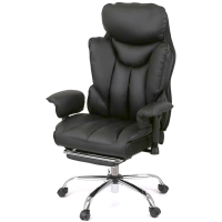 Офісне крісло Аклас Бамбетель RL 10093H Чорний (PU Black) (00158595)
