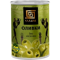 Овочева консервація Ellada Оливки без кісточки 420 мл ж/б ключ (5202152520022)