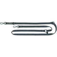 Повідець для собак Trixie CityStyle V-Lead бавовна M–L 2 м 20 мм чорний (4053032681712)