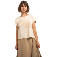 Футболка Turbat Misool Wmn cloud cream/brown - XS - бежевий/коричневий (012.004.6328)