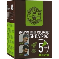 Відтінковий шампунь Men's Master Brown Hair Coloring Shampoo Для камуфлювання сивини 10 х 25 мл (3800010528351)