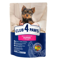 Сухий корм для собак Club 4 Paws Premium для цуценят малих порід з куркою 400 г (4820269145344)