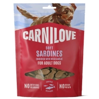 Ласощі для собак Carnilove Soft Snack Sardines with Wild garlic 200 г (8595602582624)