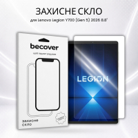 Скло захисне BeCover Lenovo Legion Y700 (Gen 5) 2026 8.8" (715913)