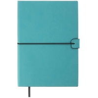 Книга записна Buromax TRAVEL, А5, 96 аркушів, клітинка, бірюзовий (BM.295121-06)
