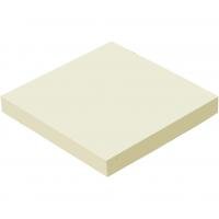 Папір для нотаток Buromax with adhesive layer 76х76мм, 100sheets, JOBMAX, yellow (BM.2312-01)