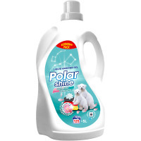Гель для прання Polar Shine 2 в 1 Універсальний з додаванням кондиціонеру 5 л (4823069707446/4820268102003)