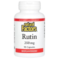 Вітамінно-мінеральний комплекс Natural Factors Рутин, 250 мг, Rutin, 90 капсул (NFS-01391)