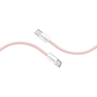 Дата кабель USB-C to USB-C 1.2m Promate (ecoline-cc120.pink)