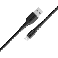 Дата кабель USB 2.0 AM to Lightning 1.0m 2A black Promate (xcord-ai.black)