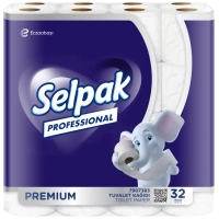 Туалетний папір Selpak Professional Premium 3 шари 32 рулони (8690530071094)