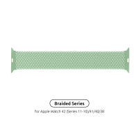 Ремінець до смарт-годинника Armorstandart Braided Solo Loop для Apple Watch 42 (Series 11-10)/41/40/38 Mint Size 2 (120 mm) (ARM64900)