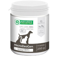 Пробіотична добавка для тварин Nature's Protection MicroZeoGen для собак та котів 250 г (CAN63290)
