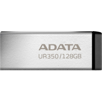 USB флеш накопичувач ADATA 128GB UR 350 Silver/Black USB 3.2 (UR350-128G-RSR/BK)