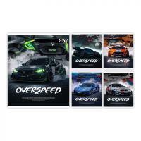 Зошит Yes Overspeed А5 18 аркушів клітинка (768588)