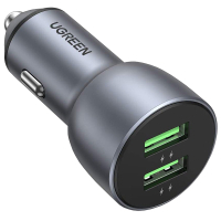 Зарядний пристрій Ugreen 2xUSB QC3.0 36W Car Charger CD213 Dark Blue (10144)