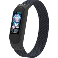 Ремінець до фітнес браслета Armorstandart Braided Solo Loop для Xiaomi Mi Band 4/5/6 Charcoal size L (ARM58759)