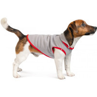 Жилет для тварин Pet Fashion FLEECY" ХS2 сіро-червоний (4823082419616)