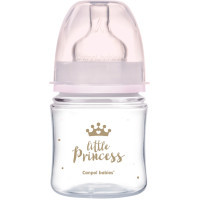 Пляшечка для годування Canpol babies Royal Baby з широким отвором 120 мл Рожева (35/233_pin)