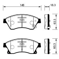 Гальмівні колодки HI-Q SP1362