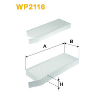 Фільтр салону Wixfiltron WP2116