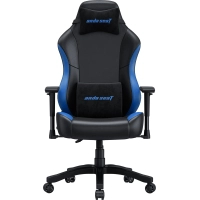 Крісло ігрове Anda Seat Luna Color PVC Size L Black/Blue (AD18-48-BS-PV)