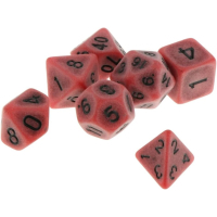 Набір кубиків для настільних ігор Games 7 Days Ancient 7 Dice Set - Coral (g7danc02)