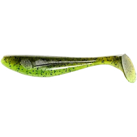 Силікон рибальський FishUP Wizzle Shad 2" 204 - Green Pumpkin/Chartreuse (10шт/уп) (1862.00.33)
