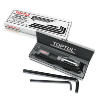 Ключ Toptul шестигранний Г-подібний супердовгих 1.5-14мм 9шт. (GAAD1509)