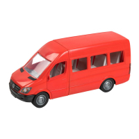 Масштабна модель автомобіля Tigres Mercedes-Benz Sprinter пасажирський (червоний) (39656)