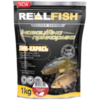 Прикормка Real Fish Silver Series Лин-карась Червоний черв''як 1kg (809.00.29)