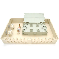 Оптичний бокс Merlion PON-box до 24 зварних з'єднань, SC Simplex adaptor (ML-OP-F402A-24C)