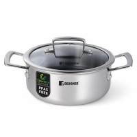 Каструля Bergner Steelblue, з кришкою 20 см (BG-33221-BL)