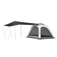 Намет Naturehike чотиримісний із тентом автоматичний Ango CNK2550WS010, сірий (6975641888123)